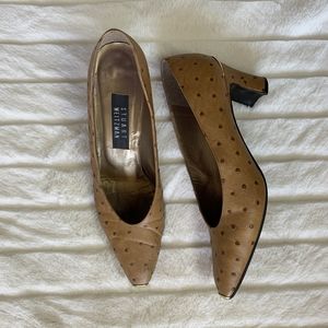 Stuart Weitzman Women’s Tan Leather Heels Size 9